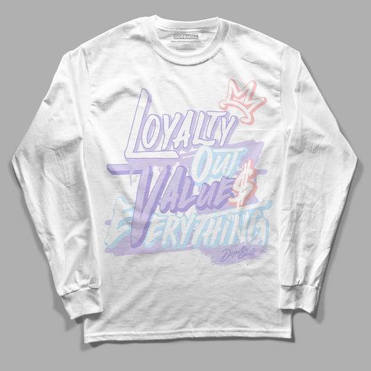 Easter Dunk Low DopeSkill Long Sleeve T-Shirt LOVE Graphic - White 