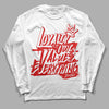 Jordan 12 Retro ‘Gym Red’ DopeSkill Long Sleeve T-Shirt LOVE Graphic Streetwear - White 