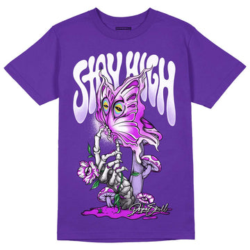 Court Purple 13s DopeSkill Purple T-shirt Stay High Graphic - Purple