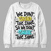 Jordan 5 Aqua DopeSkill Sweatshirt Grind Shine Graphic Streetwear - White 