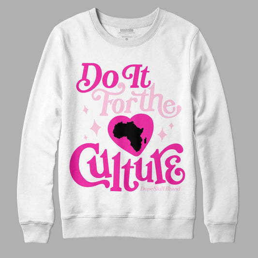 Dunk Low Triple Pink DopeSkill Sweatshirt Do It For The Culture Graphic Streetwear - White