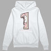 Jordan 1 High OG WMNS Washed Pink DopeSkill Hoodie Sweatshirt No.1 Graphic Streetwear - White 