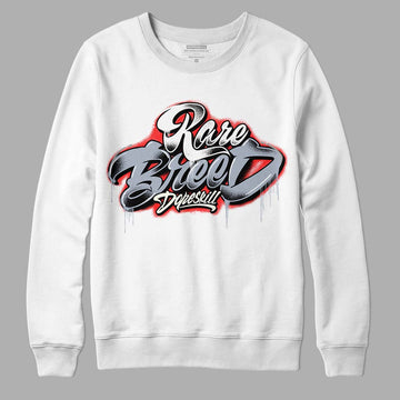 Jordan 3 Retro White Cement Reimagined DopeSkill Sweatshirt Rare Breed Type Graphic Streetwear - White