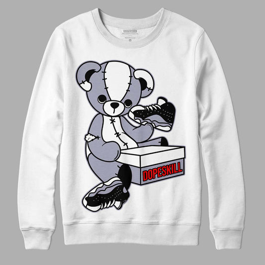 Jordan 13 Retro 'Black Flint' DopeSkill Sweatshirt Sneakerhead BEAR Graphic Streetwear - White