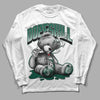 Lottery Pack Malachite Green Dunk Low DopeSkill Long Sleeve T-Shirt Sick Bear Graphic - White