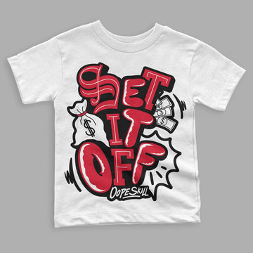 Lost & Found 1s DopeSkill Toddler Kids T-shirt Set It Off Graphic - White 