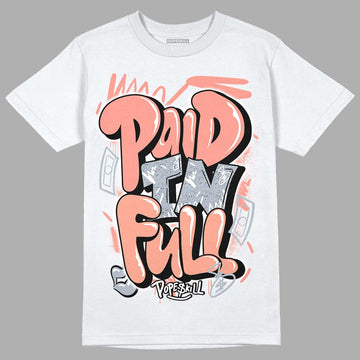 DJ Khaled x Jordan 5 Retro ‘Crimson Bliss’ DopeSkill T-Shirt New Paid In Full Graphic Streetwear - White 