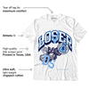 AJ 6 University Blue DopeSkill T-Shirt Loser Lover Graphic