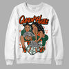 Dunk Low Team Dark Green Orange DopeSkill Sweatshirt Queen Of Hustle Graphic - White