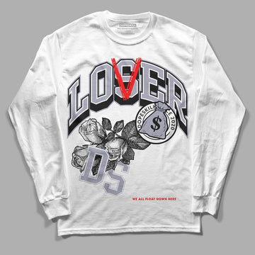 Jordan 13 Retro 'Black Flint' DopeSkill Long Sleeve T-Shirt Loser Lover Graphic Streetwear - White