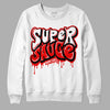 Cherry 11s DopeSkill Sweatshirt Super Sauce Graphic - White