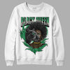 Jordan 2 Retro Lucky Green DopeSkill Sweatshirt New Black Queen Graphic Streetwear - White 