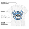 AJ 6 University Blue DopeSkill T-Shirt SNK Bear Graphic