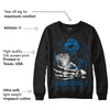 AJ 1 Dark Marina Blue DopeSkill Sweatshirt Show Me The Money  Graphic