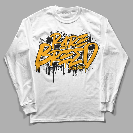 Black Taxi 12s DopeSkill Long Sleeve T-Shirt Rare Breed Graphic - White 