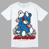 Messy Room 4s DopeSkill T-Shirt MOMM Bear Graphic - White