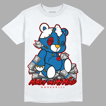 Messy Room 4s DopeSkill T-Shirt MOMM Bear Graphic - White