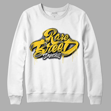 Lightning 4s DopeSkill Sweatshirt Rare Breed Type Graphic - White