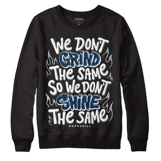 Jordan 13 Brave Blue DopeSkill Sweatshirt Grind Shine Graphic Streetwear - Black 