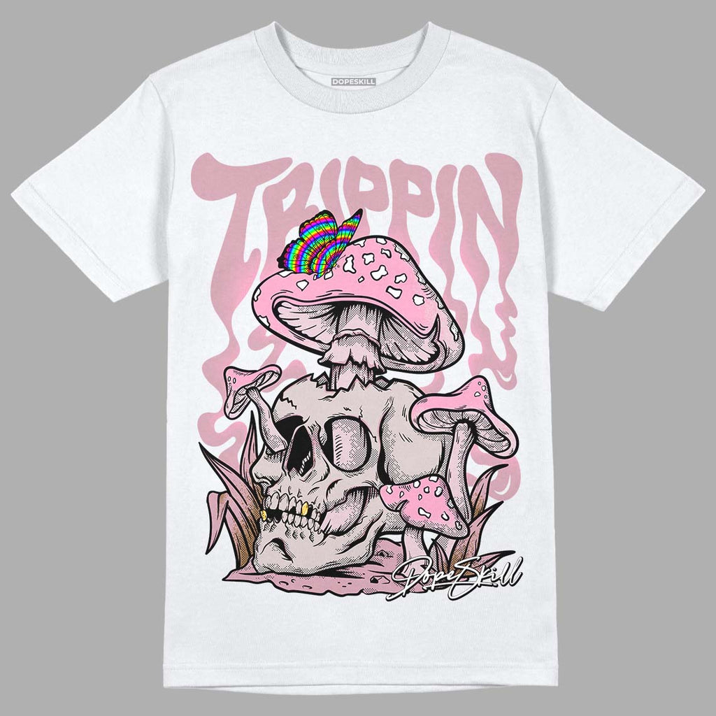 Dunk Low Teddy Bear Pink DopeSkill T-Shirt Trippin Graphic - White 