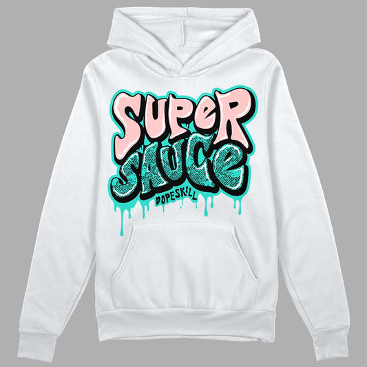 Green Snakeskin Dunk Low DopeSkill Hoodie Sweatshirt Super Sauce Graphic - White