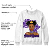 AJ 3 Dark Iris DopeSkill Sweatshirt Black Queen Graphic