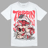 Atmosphere 6s Low DopeSkill T-Shirt Trippin Graphic - White 