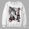 Jordan 5 Retro P51 Camo DopeSkill Sweatshirt Trust God Graphic Streetwear - White 