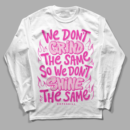 Dunk Low Triple Pink DopeSkill Long Sleeve T-Shirt Grind Shine Graphic Streetwear - White 