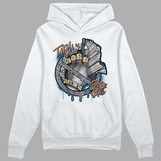 Jordan 3 Retro Wizards DopeSkill Hoodie Sweatshirt Takin No L's Graphic Streetwear - WHite