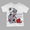 Jordan 13 Retro 'Black Flint' DopeSkill Toddler Kids T-shirt Broken Heart Graphic Streetwear - White