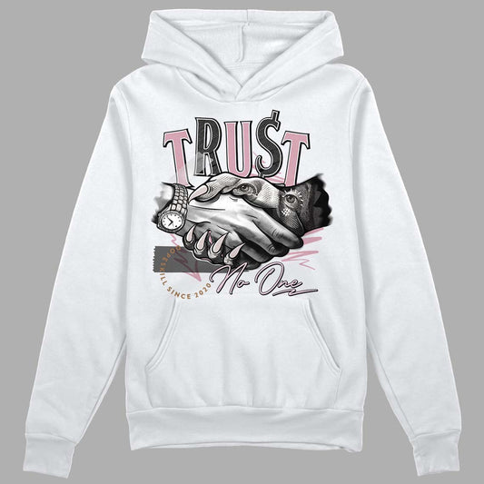 Dunk Low Teddy Bear Pink DopeSkill Hoodie Sweatshirt Trust No One Graphic - White 