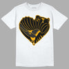 Black Taxi 12s DopeSkill T-Shirt Heart Jordan 12 Graphic - White 