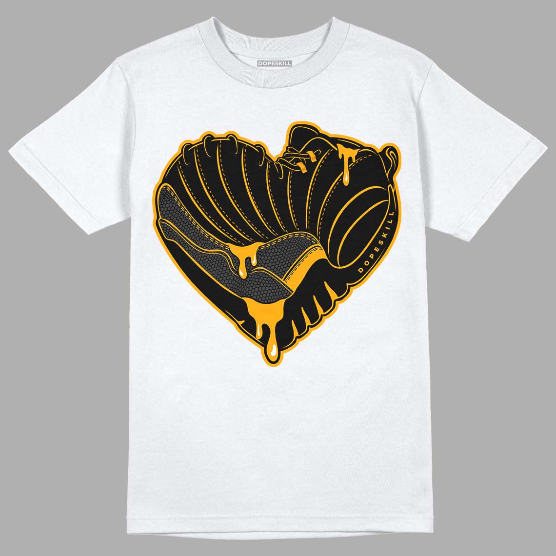 Black Taxi 12s DopeSkill T-Shirt Heart Jordan 12 Graphic - White 