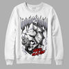 Jordan 13 Retro 'Black Flint' DopeSkill Sweatshirt Money On My Mind Graphic Streetwear - White