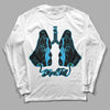 University Blue 13s DopeSkill Long Sleeve T-Shirt Breathe Graphic - White 