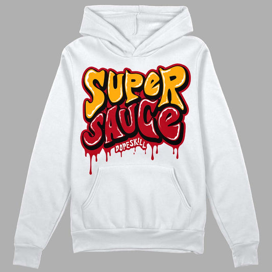 Cardinal 7s DopeSkill Hoodie Sweatshirt Super Sauce Graphic - White 