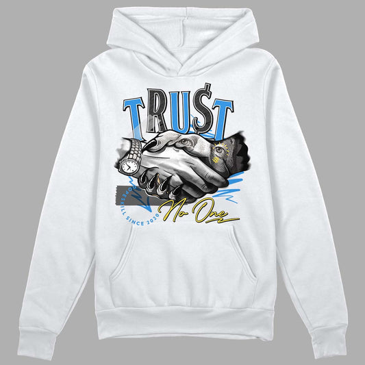 SB Dunk Low Homer DopeSkill Hoodie Sweatshirt Trust No One Graphic - White