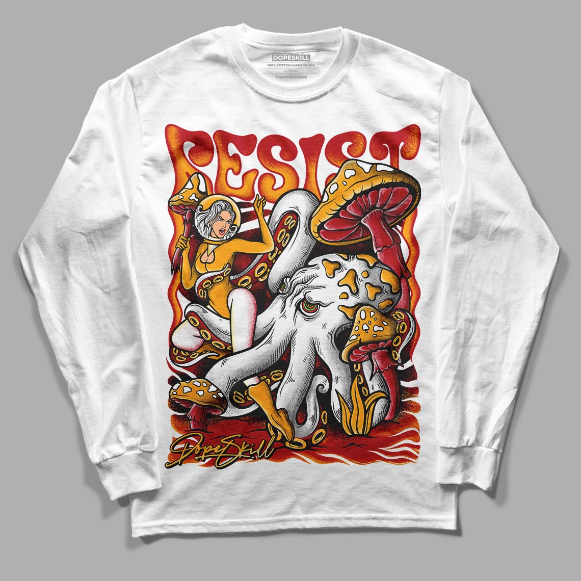 Cardinal 7s DopeSkill Long Sleeve T-Shirt Resist Graphic - White 