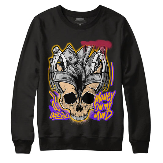 Afrobeats 7s SE DopeSkill Sweatshirt MOMM Skull Graphic - Black