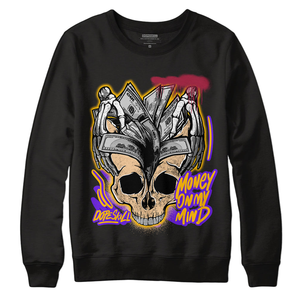 Afrobeats 7s SE DopeSkill Sweatshirt MOMM Skull Graphic - Black
