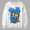 SB Dunk Low Homer DopeSkill Sweatshirt New Paid In Full Graphic - White