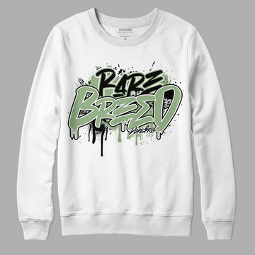 Jordan 4 Retro “Seafoam”  DopeSkill Sweatshirt Rare Breed Graphic Streetwear - White 