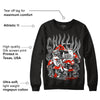 Black Canvas 4s DopeSkill Sweatshirt Chillin Graphic