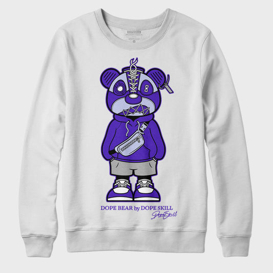 Dark Concord 5s Retro DopeSkill Sweatshirt Sneaker Bear Graphic