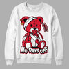 Lost & Found 1s DopeSkill Sweatshirt Hurt Bear Graphic - White 