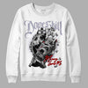 Jordan 13 Retro 'Black Flint' DopeSkill Sweatshirt Money Loves Me Graphic Streetwear - White