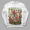 Travis Scott x Jordan 1 Low OG “Olive” DopeSkill Long Sleeve T-Shirt Chillin Graphic Streetwear - White