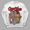 Travis Scott x Jordan 1 Low OG “Olive” DopeSkill Long Sleeve T-Shirt Queen Of Hustle Graphic Streetwear - White