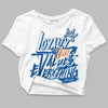 Jordan 3 Retro Wizards DopeSkill Women's Crop Top LOVE Graphic Streetwear - White